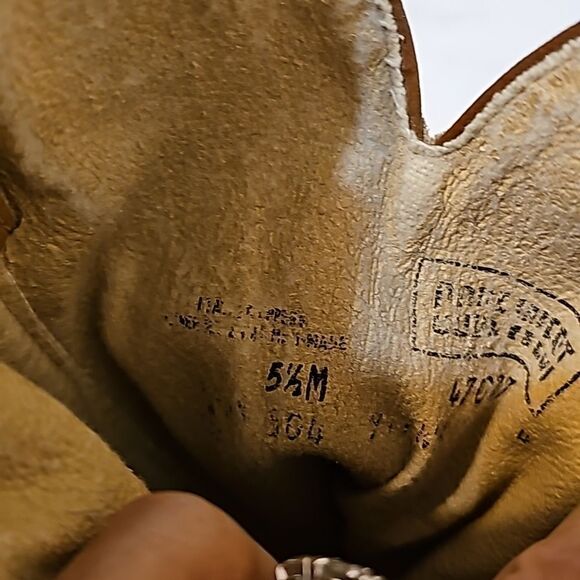 - Vintage Code West Soft Leather Cowboy Boots Sz 5.5 Fits like a 6.5 - Picture 10 of 12